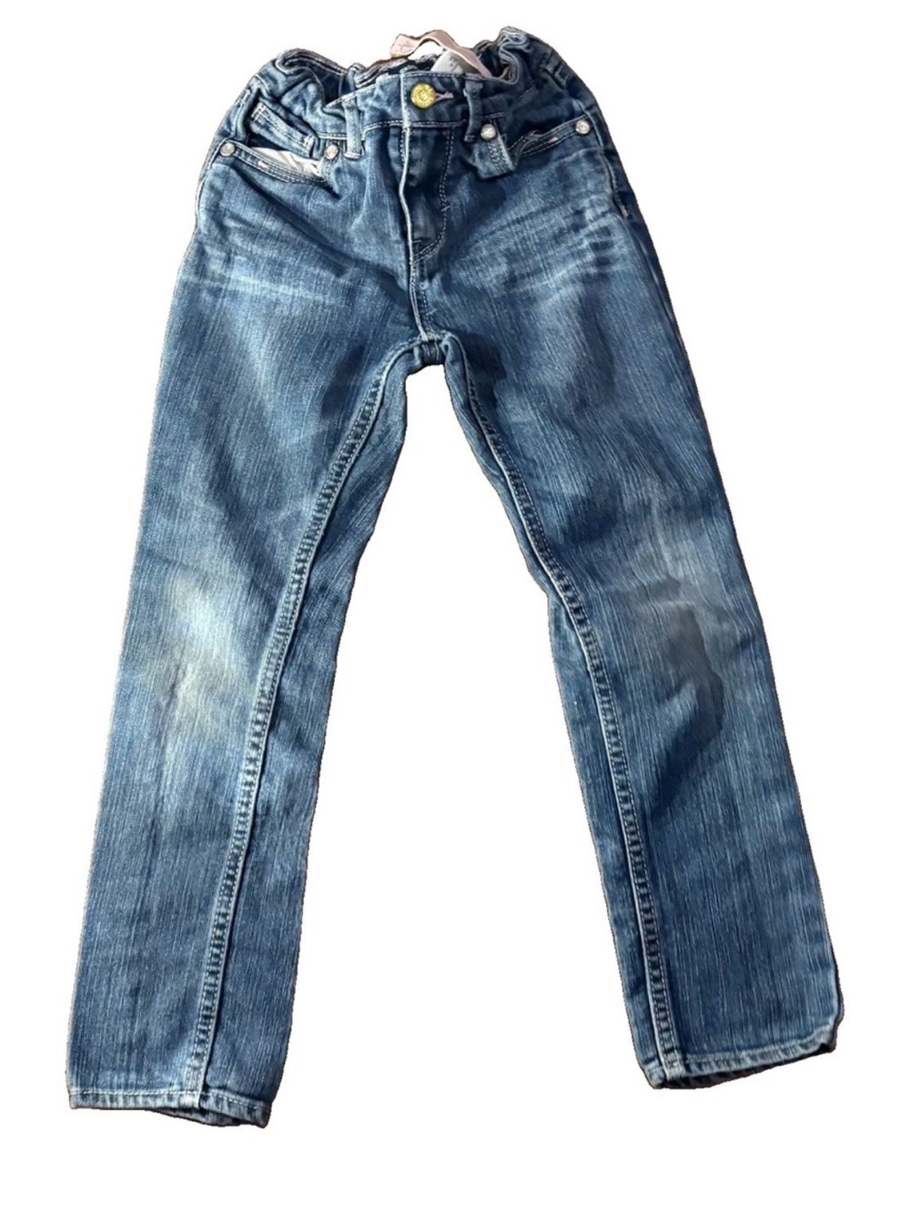 Levi's Girls Medium Blue Straight-Leg Jeans